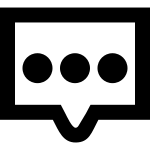 Message Three Points 1558 SVG Icon